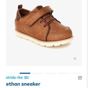 Stride Rite Brown Ethan Sneakers for Kids